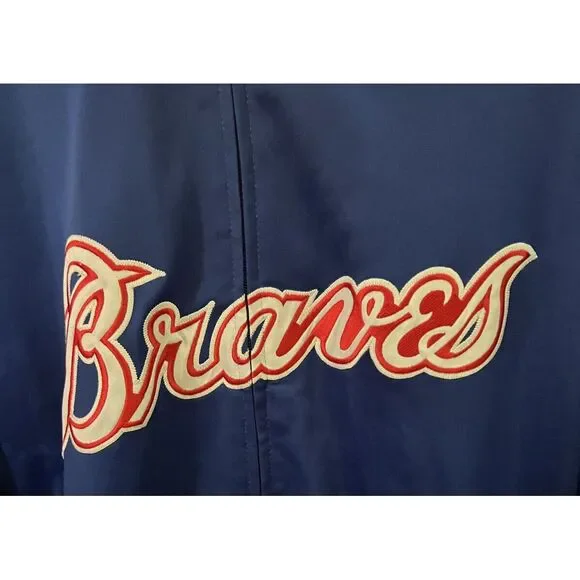 MLB Atlanta Braves Cooperstown Collection Majestic Varsity Jacket Men 2XT‎